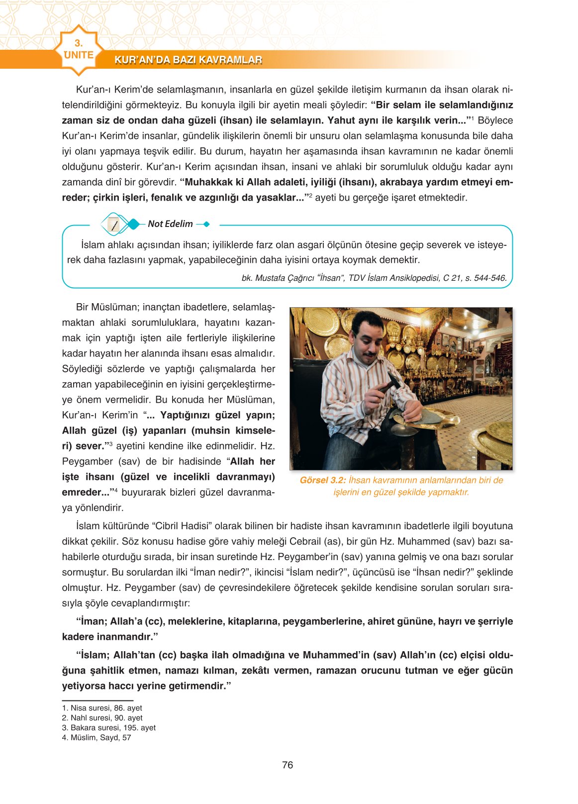11. Sınıf Sdr İpekyolu Yayıncılık Din Kültürü Ve Ahlak Bilgisi Ders Kitabı Sayfa 76 Cevapları 11. Sınıf Sdr İpekyolu Yayıncılık Din Kültürü Ve Ahlak Bilgisi Ders Kitabı Sayfa 76 Cevapları