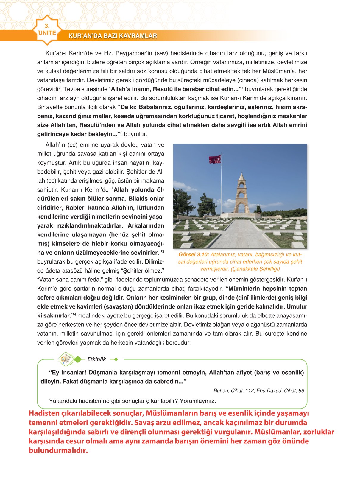 11. Sınıf Sdr İpekyolu Yayıncılık Din Kültürü Ve Ahlak Bilgisi Ders Kitabı Sayfa 92 Cevapları 11. Sınıf Sdr İpekyolu Yayıncılık Din Kültürü Ve Ahlak Bilgisi Ders Kitabı Sayfa 92 Cevapları