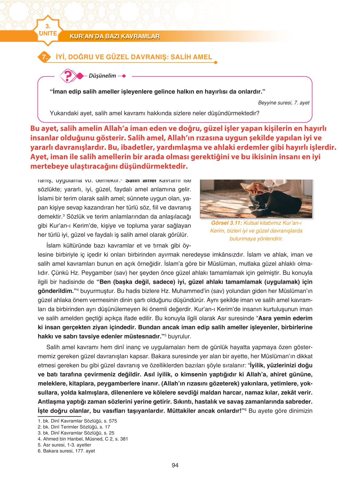 11. Sınıf Sdr İpekyolu Yayıncılık Din Kültürü Ve Ahlak Bilgisi Ders Kitabı Sayfa 94 Cevapları 11. Sınıf Sdr İpekyolu Yayıncılık Din Kültürü Ve Ahlak Bilgisi Ders Kitabı Sayfa 94 Cevapları