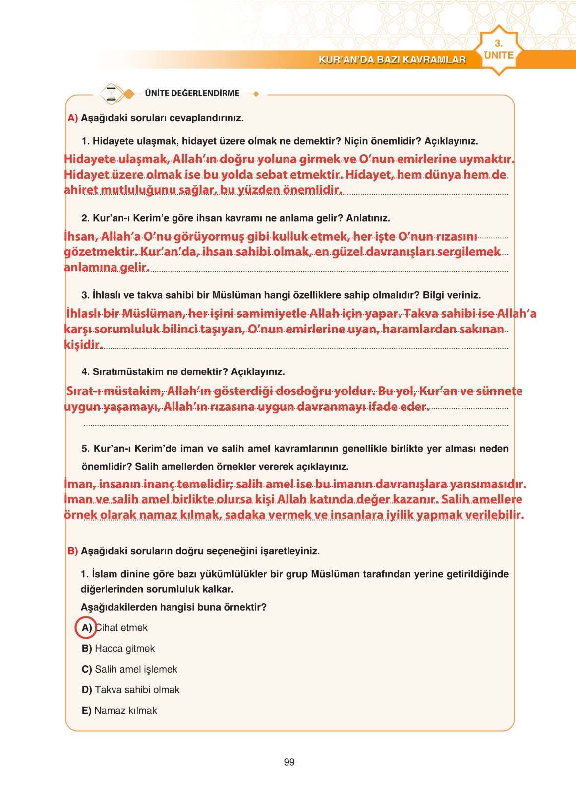 11. Sınıf Sdr İpekyolu Yayıncılık Din Kültürü Ve Ahlak Bilgisi Ders Kitabı Sayfa 99 Cevapları 11. Sınıf Sdr İpekyolu Yayıncılık Din Kültürü Ve Ahlak Bilgisi Ders Kitabı Sayfa 99 Cevapları
