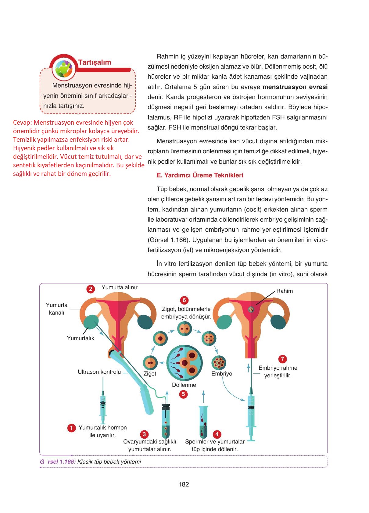 11. Sınıf Tutku Yayıncılık Biyoloji Ders Kitabı Sayfa 182 Cevapları