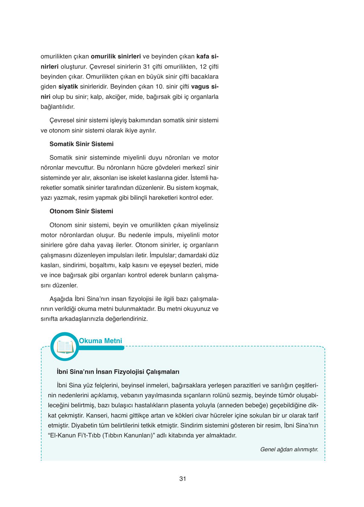 11. Sınıf Tutku Yayıncılık Biyoloji Ders Kitabı Sayfa 31 Cevapları