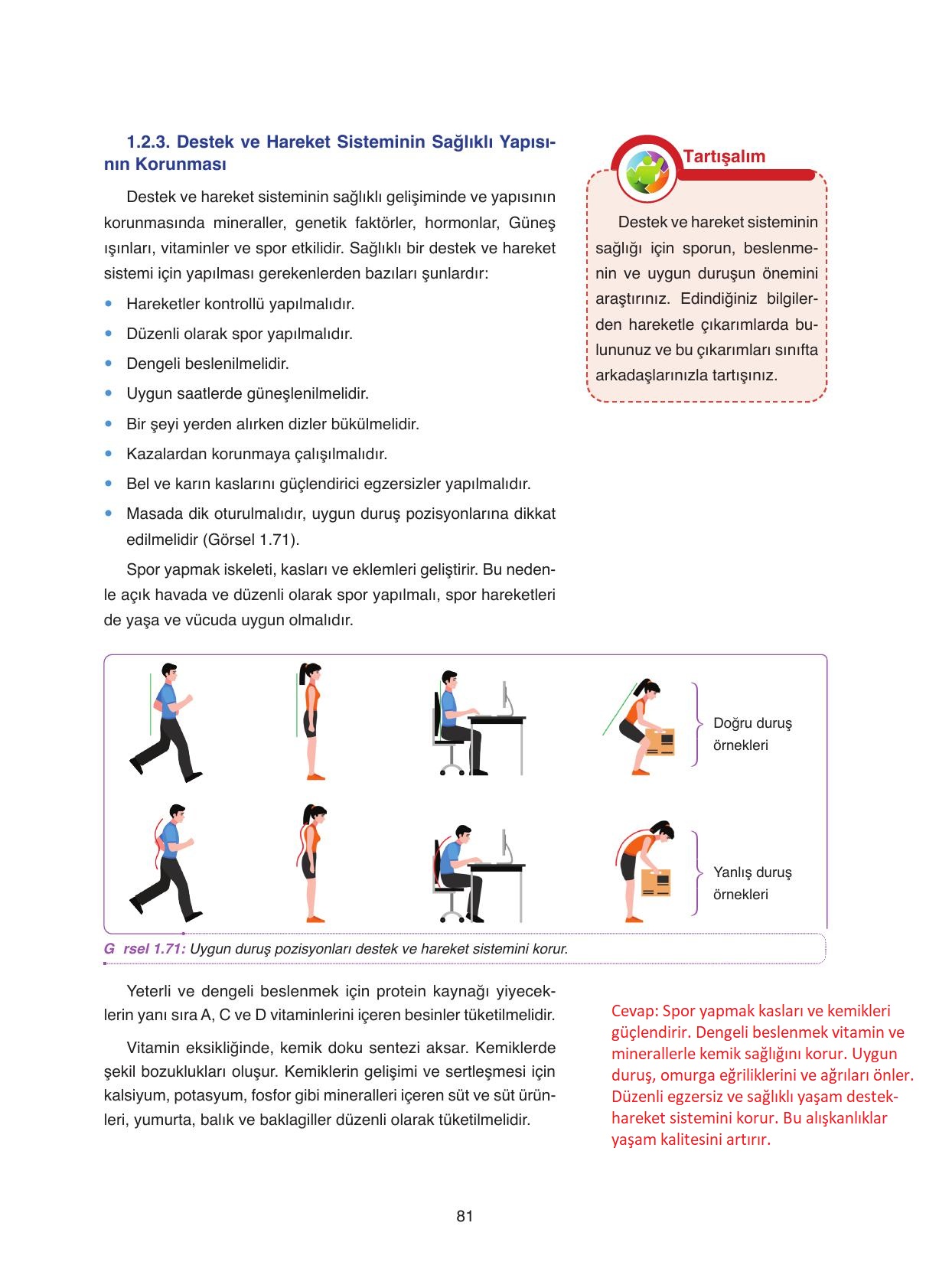 11. Sınıf Tutku Yayıncılık Biyoloji Ders Kitabı Sayfa 81 Cevapları