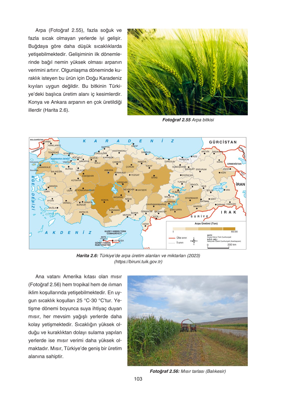 11. Sınıf Yıldırım Yayınları Coğrafya Ders Kitabı Sayfa 103 Cevapları 11. Sınıf Yıldırım Yayınları Coğrafya Ders Kitabı Sayfa 103 Cevapları