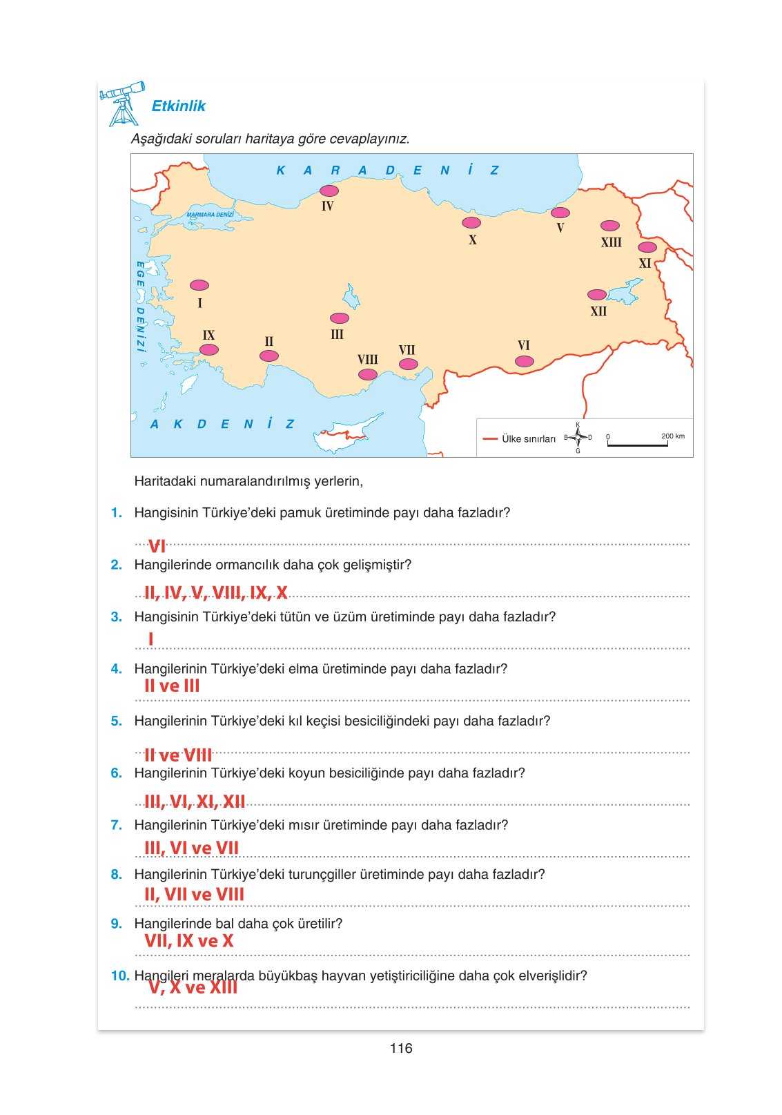 11. Sınıf Yıldırım Yayınları Coğrafya Ders Kitabı Sayfa 116 Cevapları 11. Sınıf Yıldırım Yayınları Coğrafya Ders Kitabı Sayfa 116 Cevapları