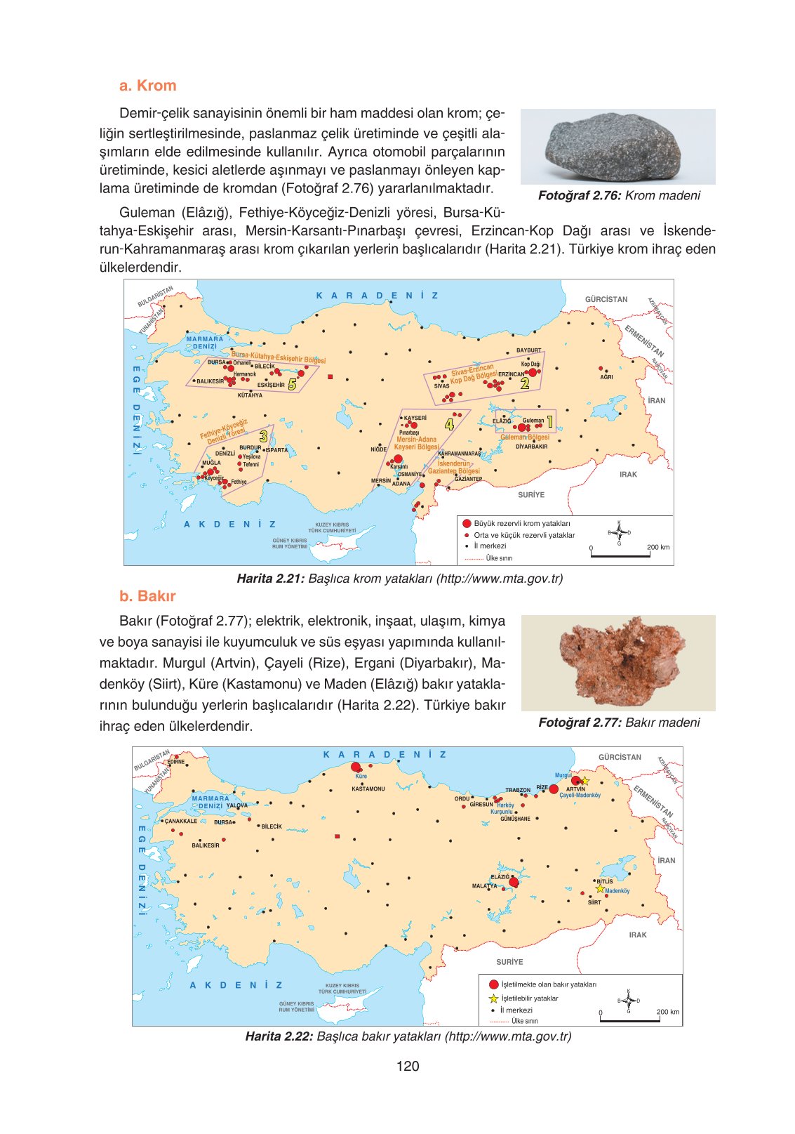 11. Sınıf Yıldırım Yayınları Coğrafya Ders Kitabı Sayfa 120 Cevapları