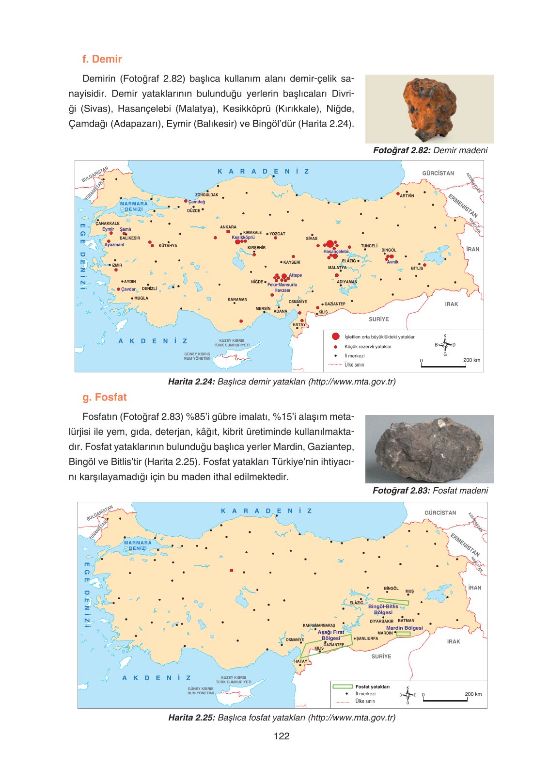 11. Sınıf Yıldırım Yayınları Coğrafya Ders Kitabı Sayfa 122 Cevapları