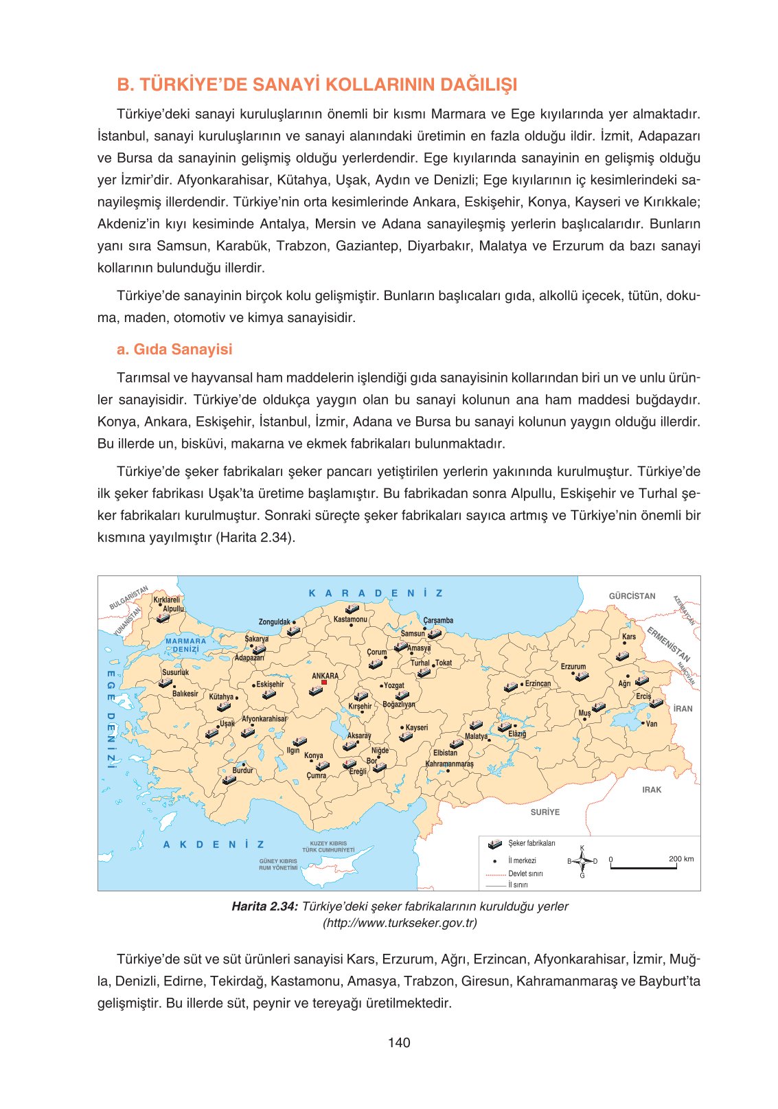 11. Sınıf Yıldırım Yayınları Coğrafya Ders Kitabı Sayfa 140 Cevapları