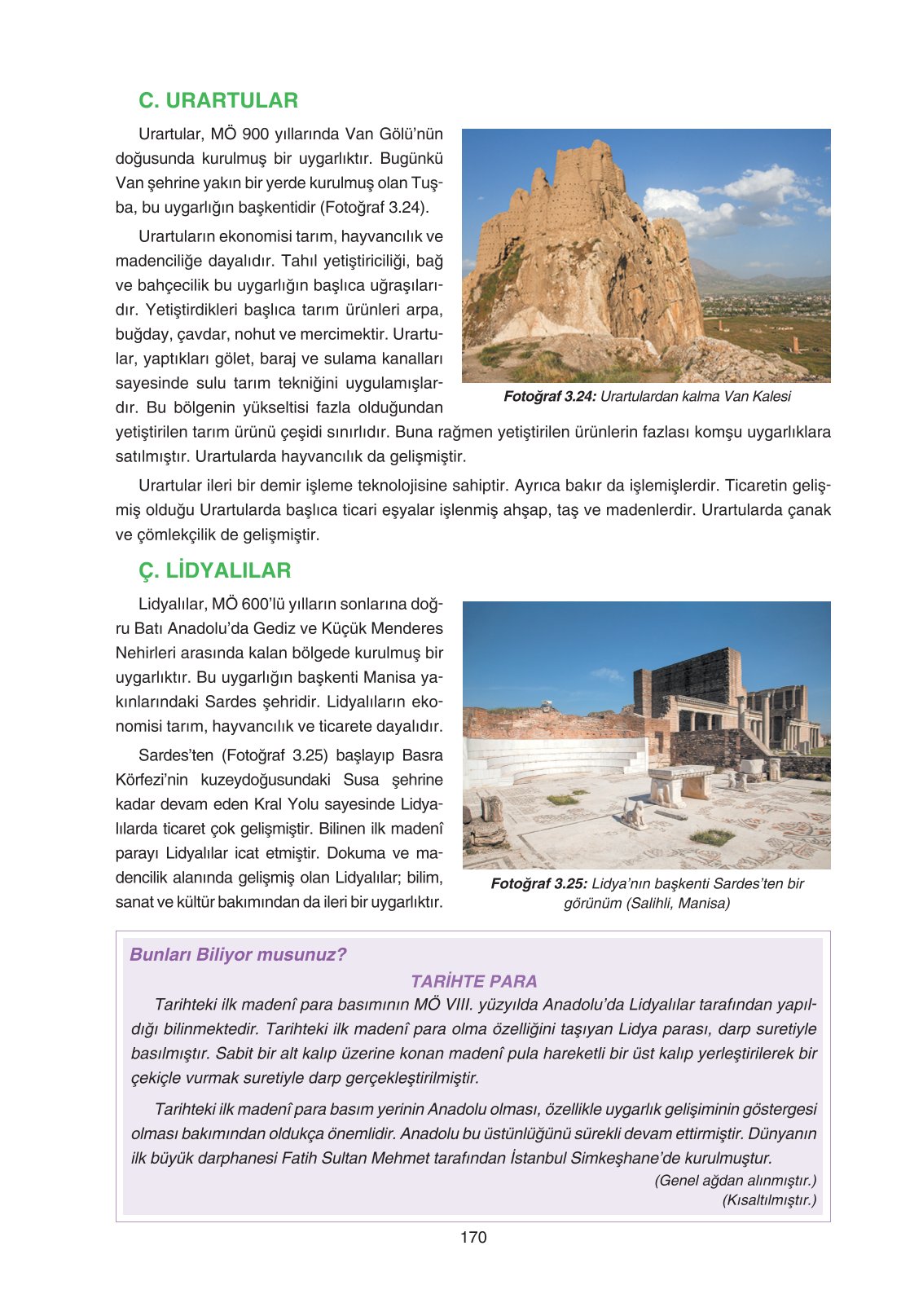 11. Sınıf Yıldırım Yayınları Coğrafya Ders Kitabı Sayfa 170 Cevapları 11. Sınıf Yıldırım Yayınları Coğrafya Ders Kitabı Sayfa 170 Cevapları