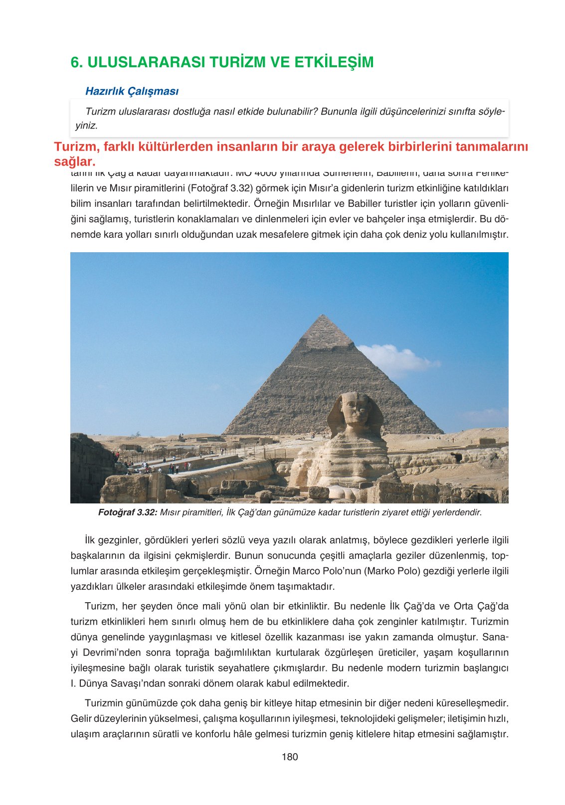 11. Sınıf Yıldırım Yayınları Coğrafya Ders Kitabı Sayfa 180 Cevapları 11. Sınıf Yıldırım Yayınları Coğrafya Ders Kitabı Sayfa 180 Cevapları