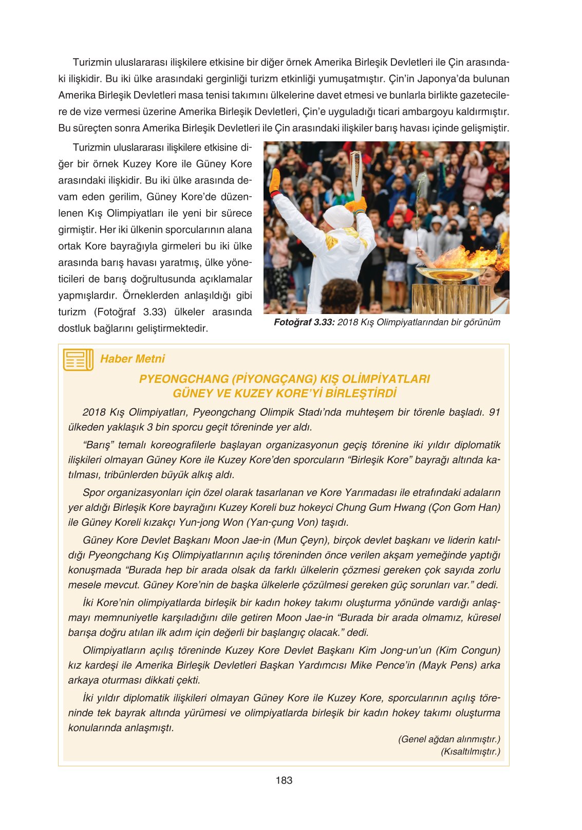 11. Sınıf Yıldırım Yayınları Coğrafya Ders Kitabı Sayfa 183 Cevapları