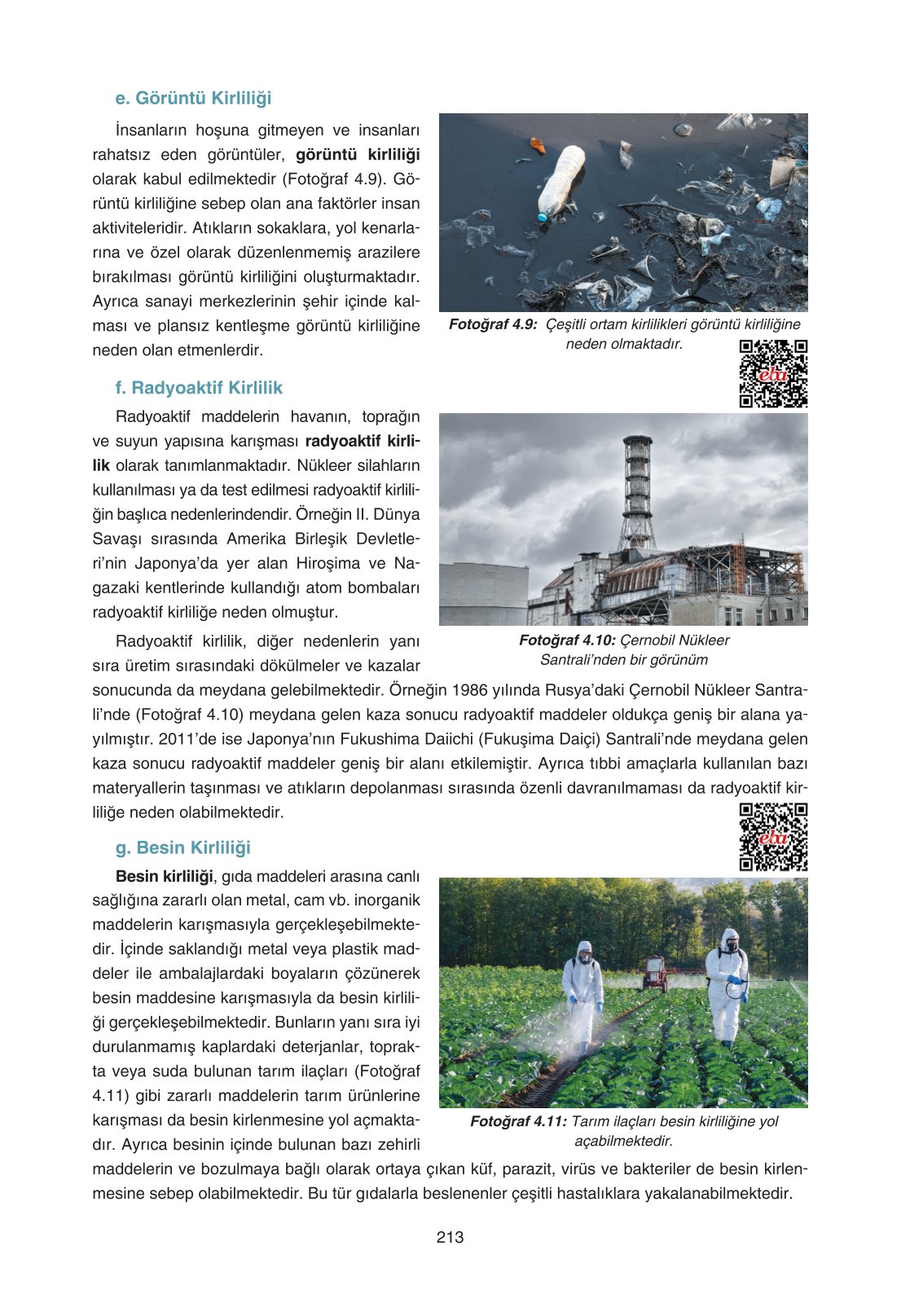 11. Sınıf Yıldırım Yayınları Coğrafya Ders Kitabı Sayfa 213 Cevapları