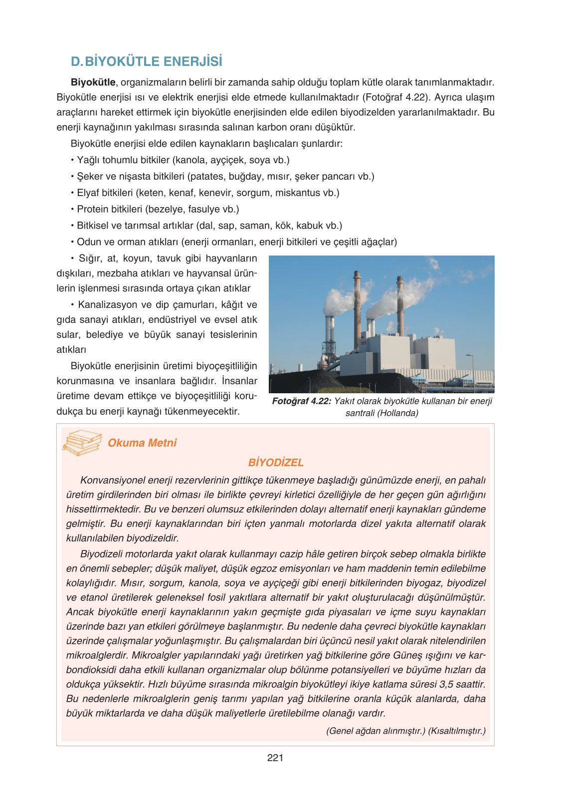 11. Sınıf Yıldırım Yayınları Coğrafya Ders Kitabı Sayfa 221 Cevapları