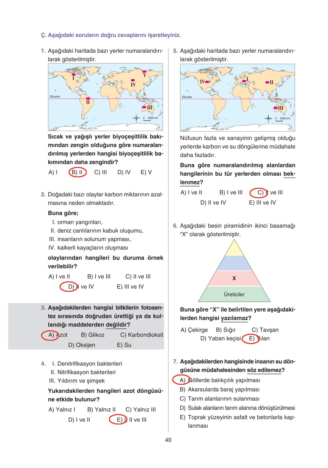 11. Sınıf Yıldırım Yayınları Coğrafya Ders Kitabı Sayfa 40 Cevapları 11. Sınıf Yıldırım Yayınları Coğrafya Ders Kitabı Sayfa 40 Cevapları