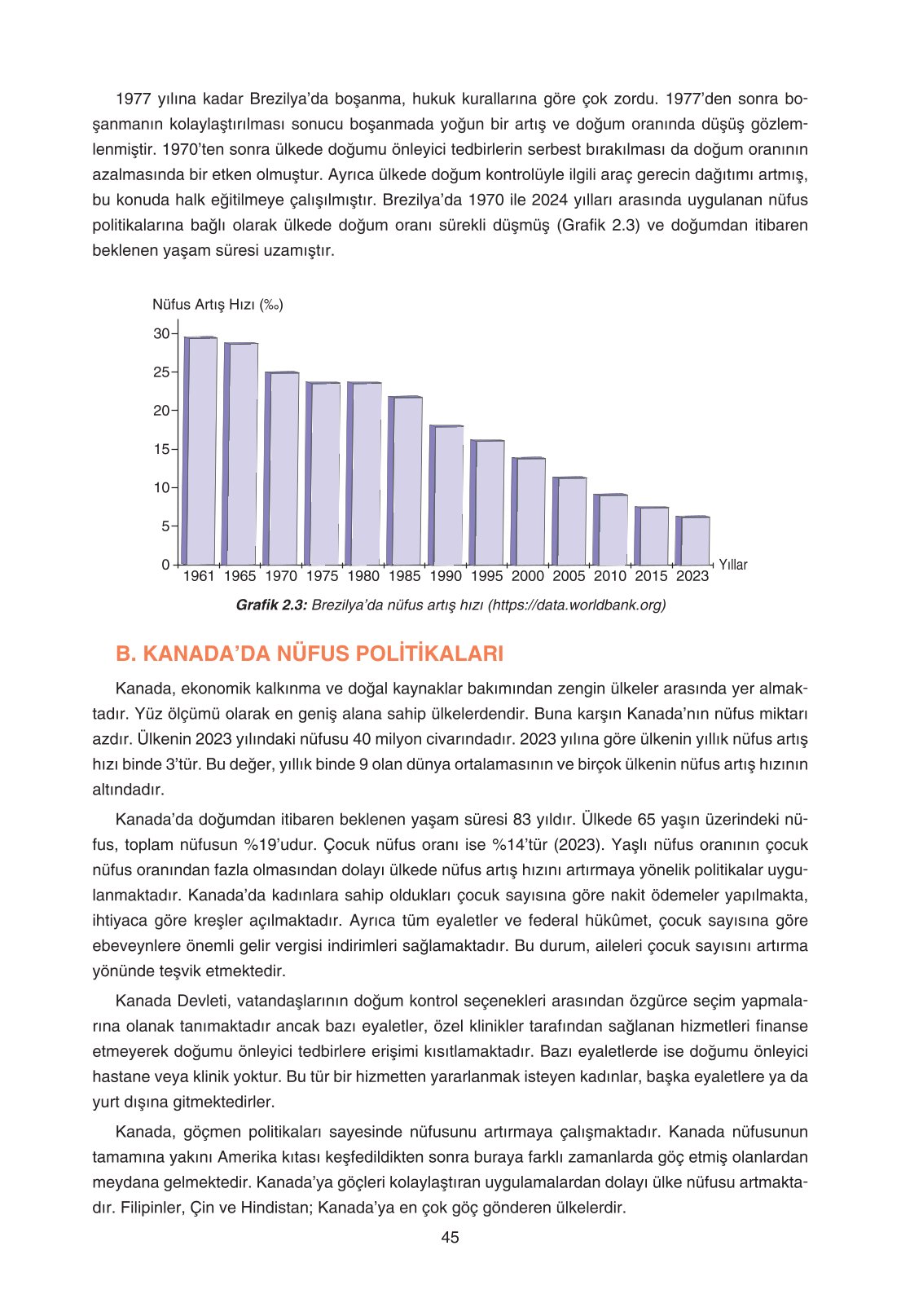 11. Sınıf Yıldırım Yayınları Coğrafya Ders Kitabı Sayfa 45 Cevapları 11. Sınıf Yıldırım Yayınları Coğrafya Ders Kitabı Sayfa 45 Cevapları