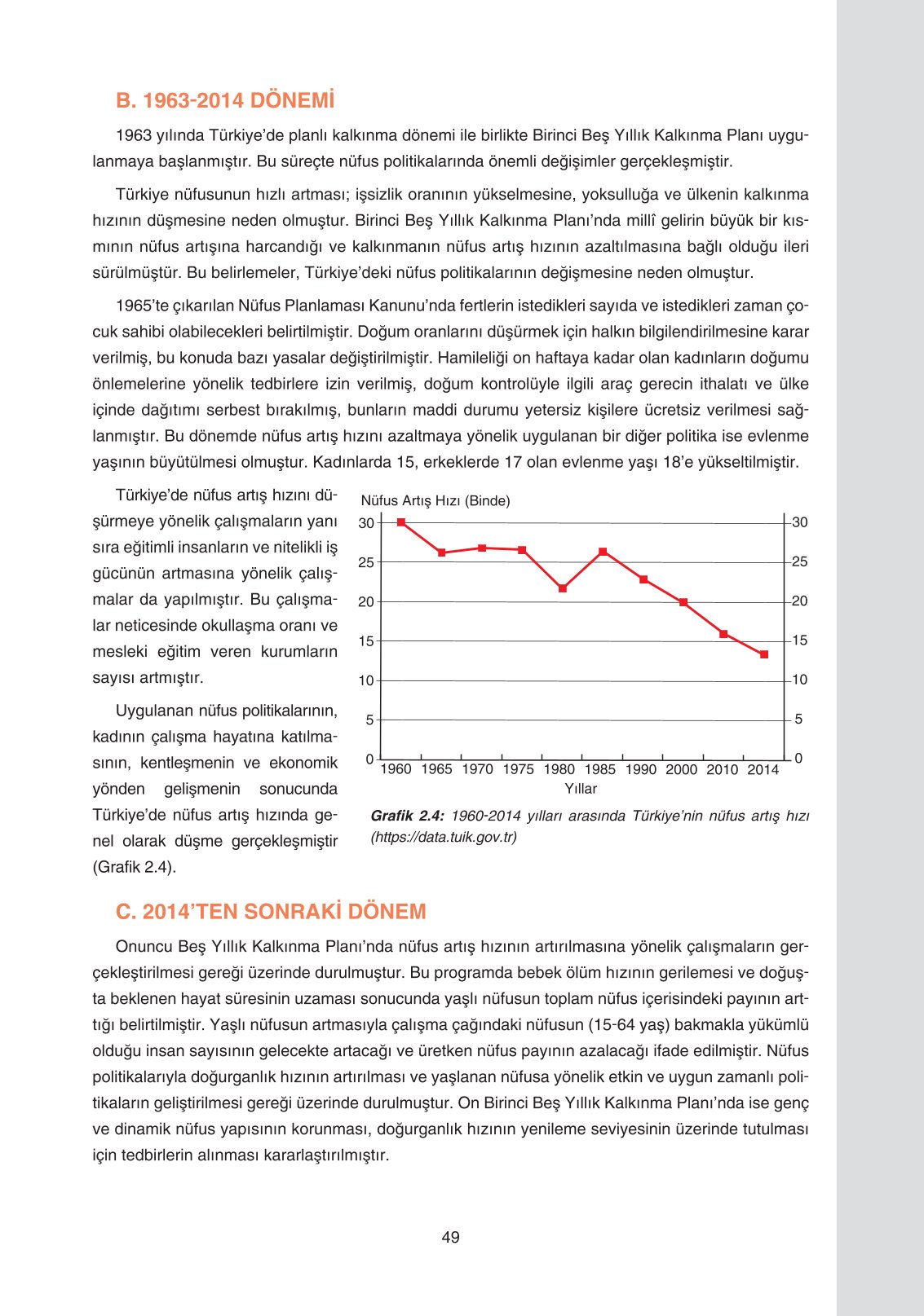 11. Sınıf Yıldırım Yayınları Coğrafya Ders Kitabı Sayfa 49 Cevapları