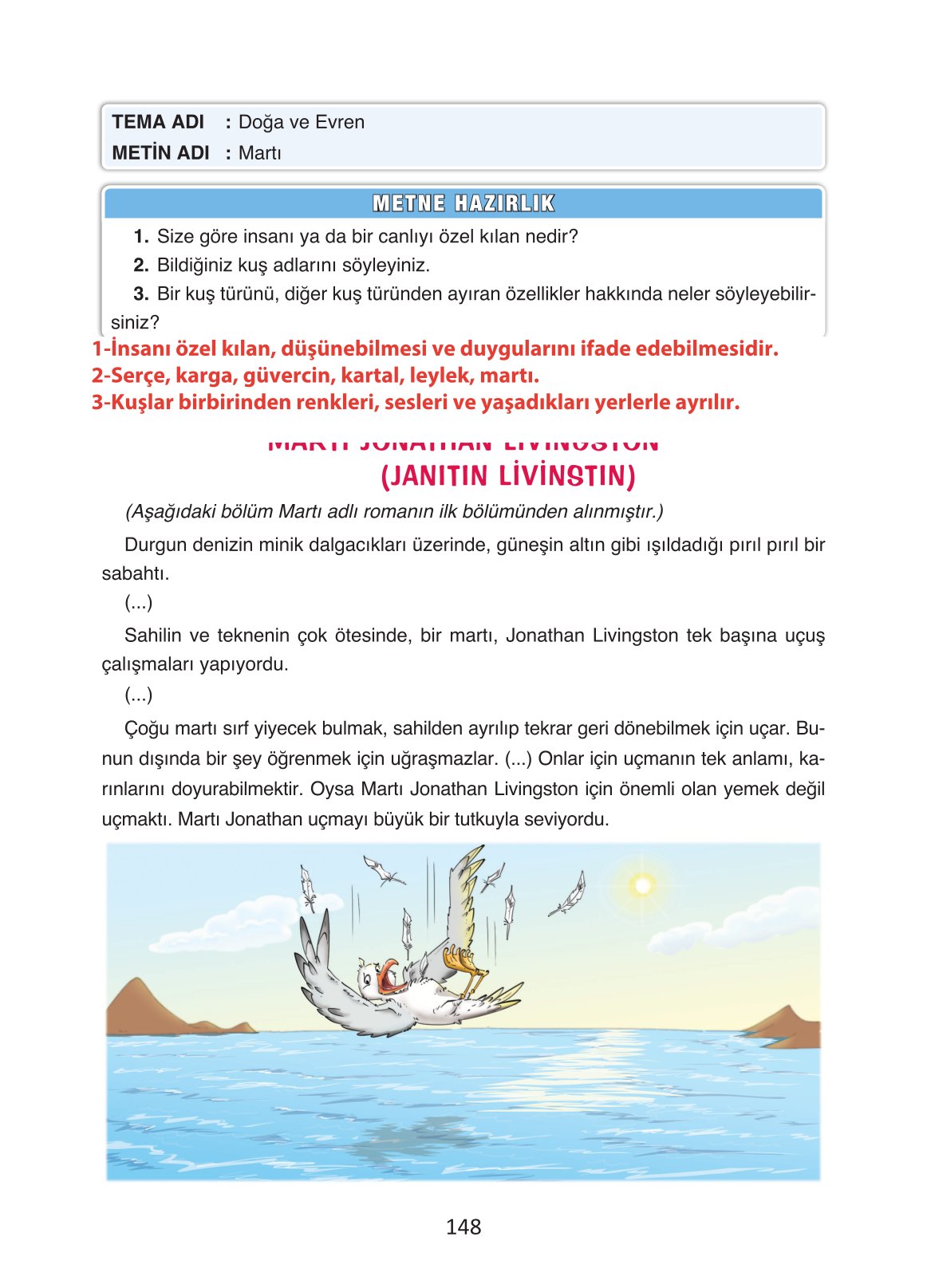 4. Sınıf Ada Yayıncılık Türkçe Ders Kitabı Sayfa 148 Cevapları 4. Sınıf Ada Yayıncılık Türkçe Ders Kitabı Sayfa 148 Cevapları