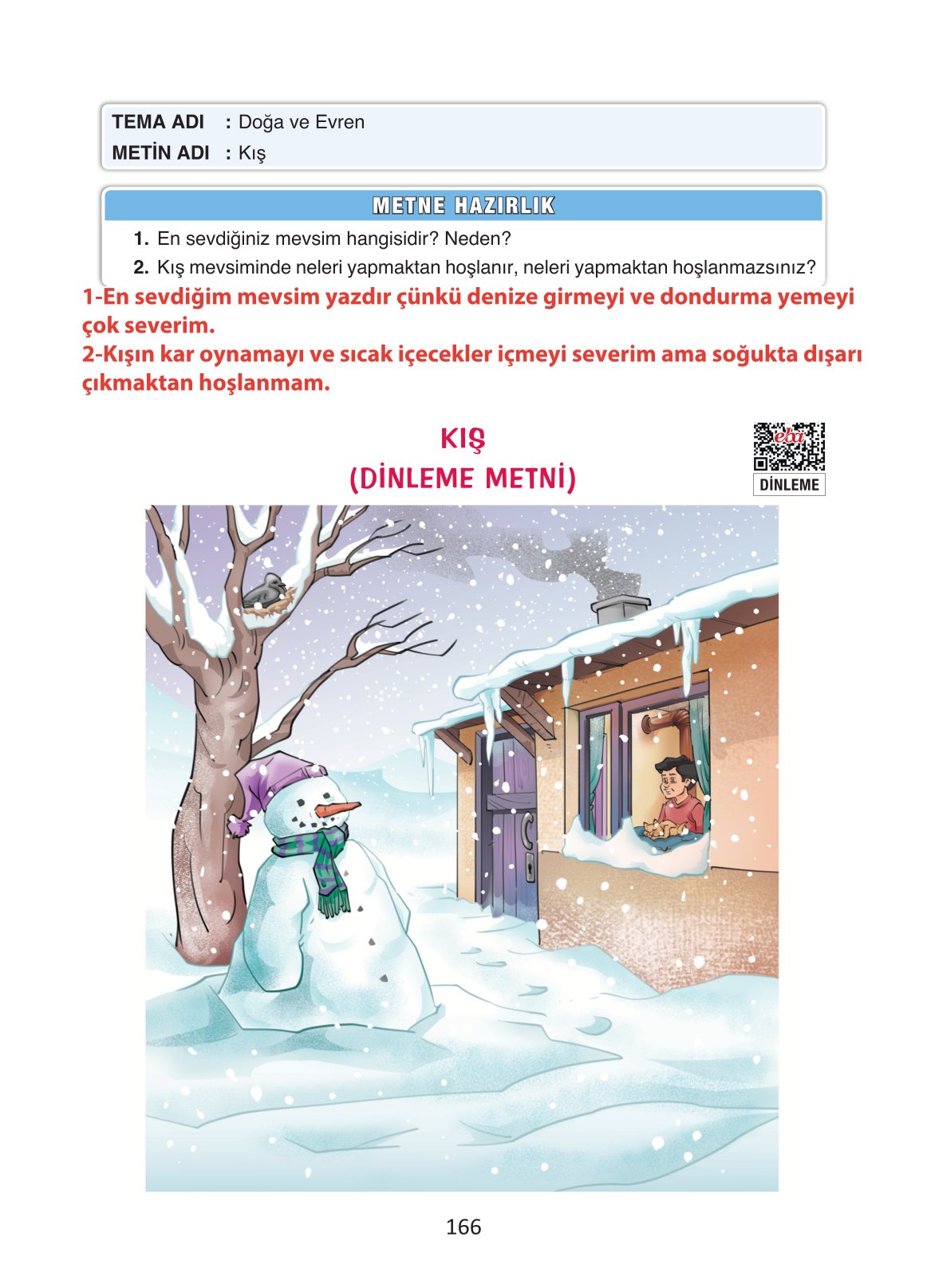 4. Sınıf Ada Yayıncılık Türkçe Ders Kitabı Sayfa 166 Cevapları 4. Sınıf Ada Yayıncılık Türkçe Ders Kitabı Sayfa 166 Cevapları