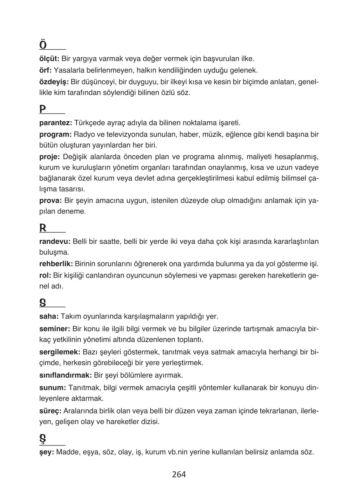 4. Sınıf Ada Yayıncılık Türkçe Ders Kitabı Sayfa 264 Cevapları